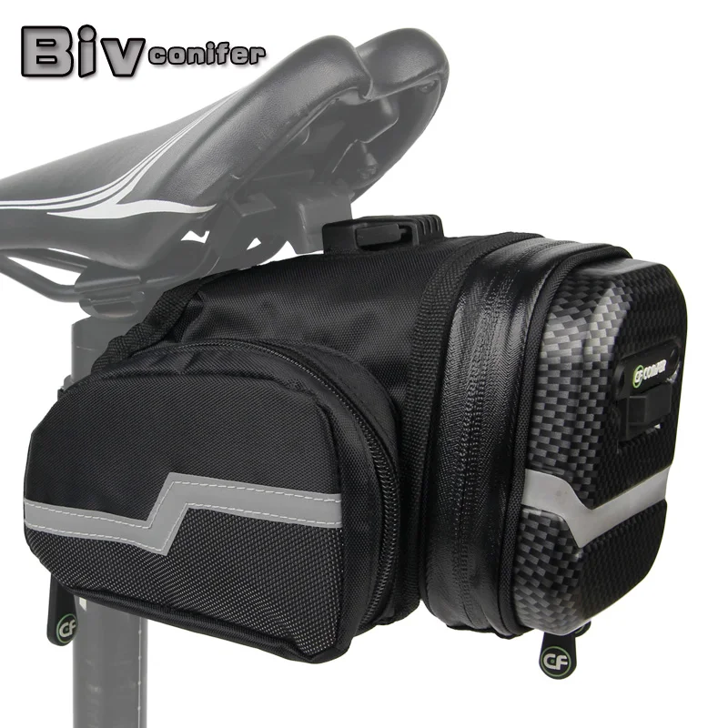 

Conifer Bicycle Under Seat Bag Travel MTB Road Bike Bag Organizer Storage Pouch For Cycling Rack Rear Pack Bicycle Saddle Bags