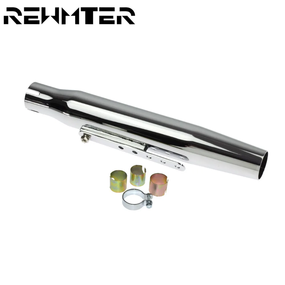 Motorcycle Muffler Antiqued Vintage Retro Exhaust Paint Piper For