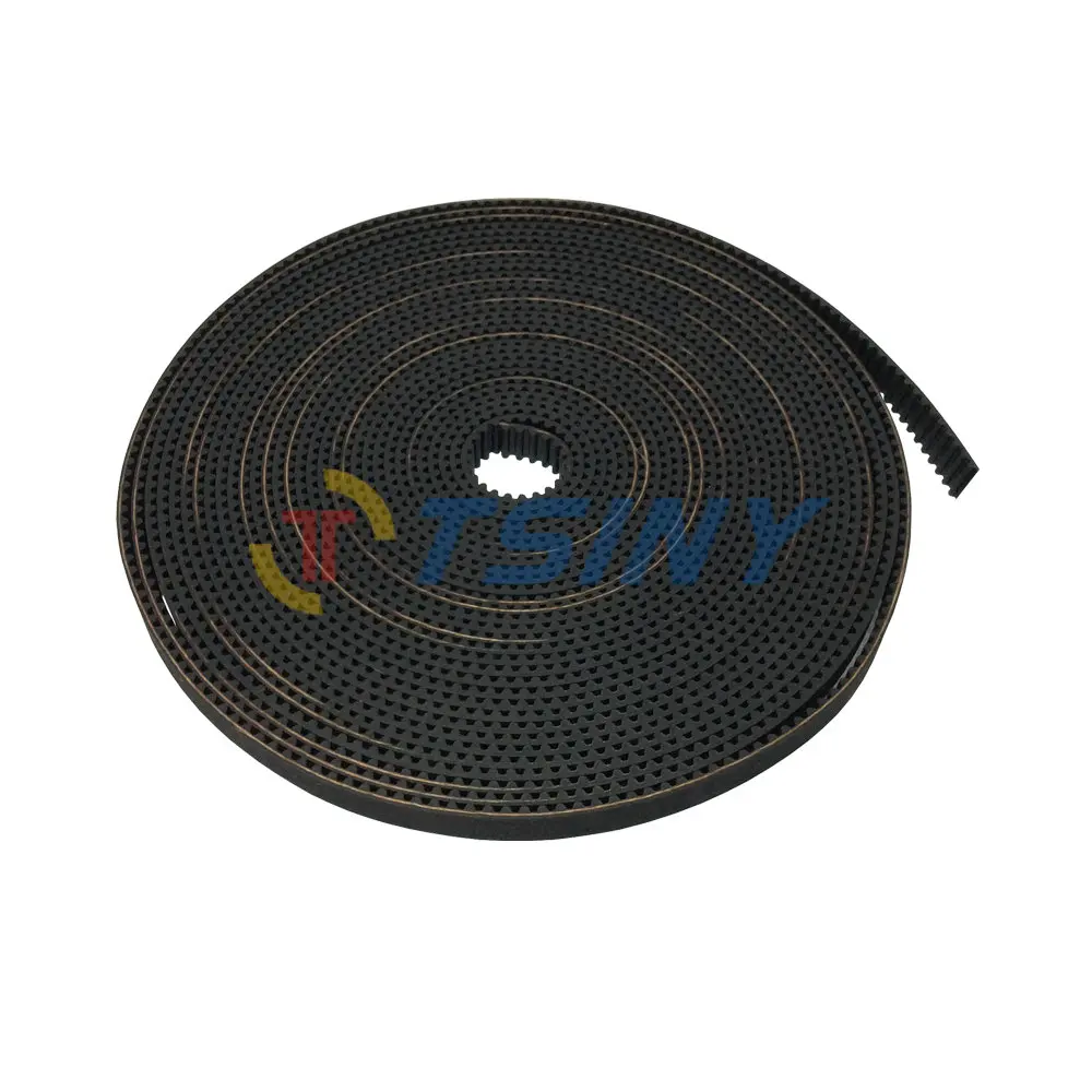 High Quality 5Meters GT2 timing belt width 9mm for RepRap Mendel Rostock Prusa GT2-9mm open Belt 2GT Timing belt Freeshipping