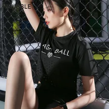 HIBUBBLE, топ для йоги, быстросохнущая Спортивная футболка, дышащая, Спортивная, с коротким рукавом, женская, для йоги, тренировки, рубашка для спортзала, сексуальный топ для йоги