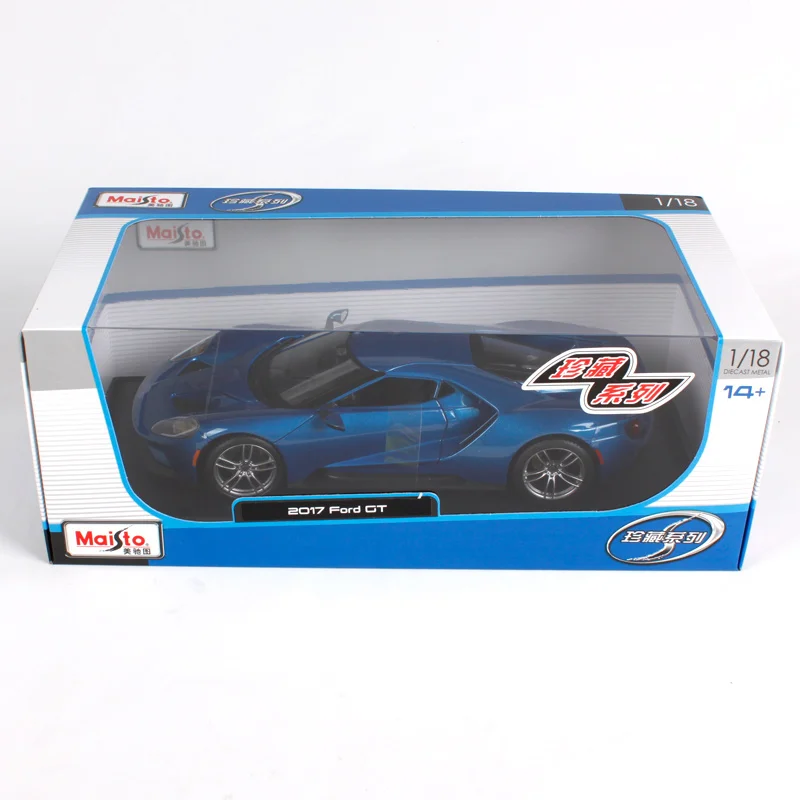 Спортивный автомобиль Maisto 1:18 2017 Ford GT литая модель автомобиля новинка в коробке