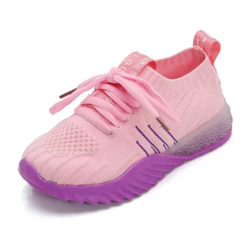 

Girls Sports Shoes for Children Breathable Air Mesh Soft Antiskid Sole Baby Boys Sneakers Mini Melissa Shoes Leisure Kids Shoes