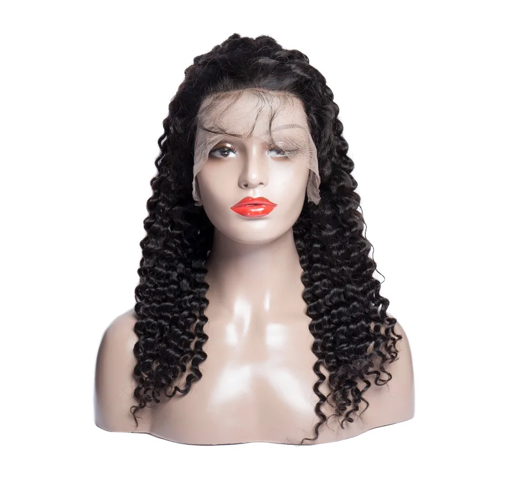 Modern Show 360 Lace Frontal Wig Brazilian Curly Human Hair Wig Pre