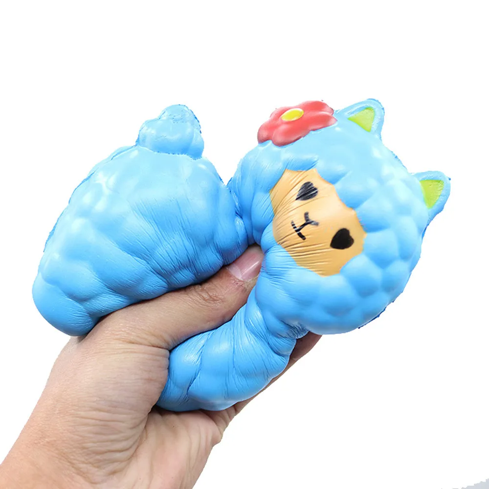 Медленно расправляющиеся мягкие игрушки jumbo Kawaii гигантский мягкими Альпака мягкими Овцы smooshy mushy антистресс снятие стресса Изысканный