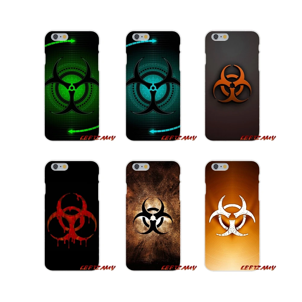 Красный логотип Biohazard аксессуары для телефона чехлы Huawei P Smart Mate Y6 Pro P8 P9 P10 Nova P20 Lite