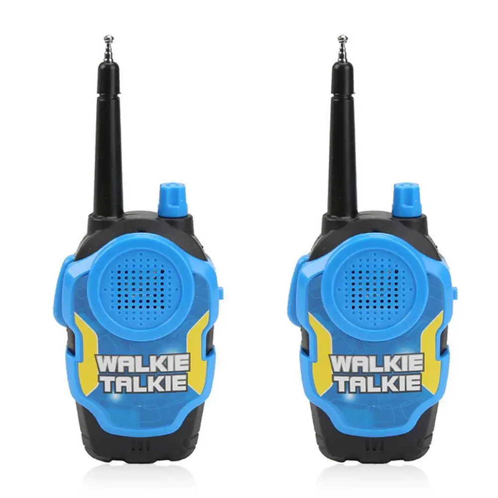 2pc/Pack Artificial Police Interphone Prop Two Way Radio Toy Game Prank Gift 