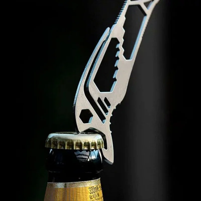 Универсальный комбинированный открывалка для бутылок открытый инструмент карманный инструмент для карт гаечный ключ Винт Быстрый узел