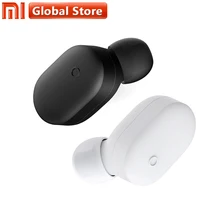 Оригинальные наушники Xiaomi Bluetooth 4,1, мини Спортивные Беспроводные наушники, водонепроницаемая гарнитура с микрофоном, наушники в ухо, поршневые наушники