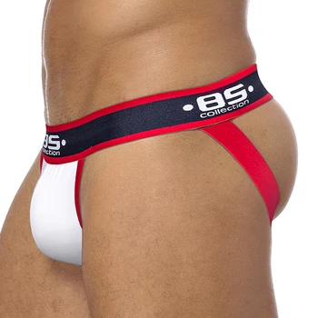 

ORLVS Brand Men's Sexy Thongs Briefs Double D G-string Thong Men Tanga Gay Underwear Male Jockstraps Gay Men Underwear Jockstrap