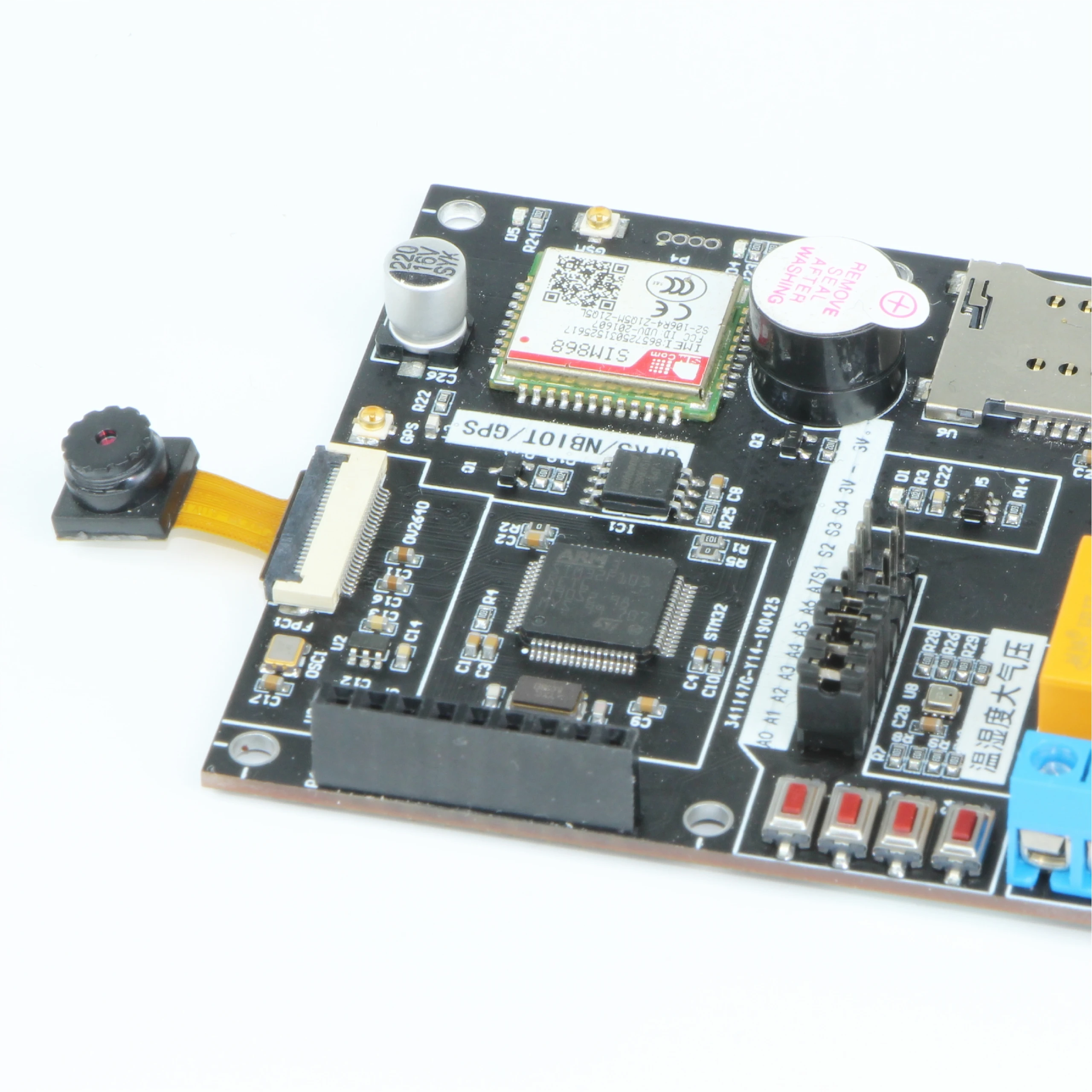 Плата разработки STM32 MQTT SIM800C GPRS передача изображения фотография Али OneNet