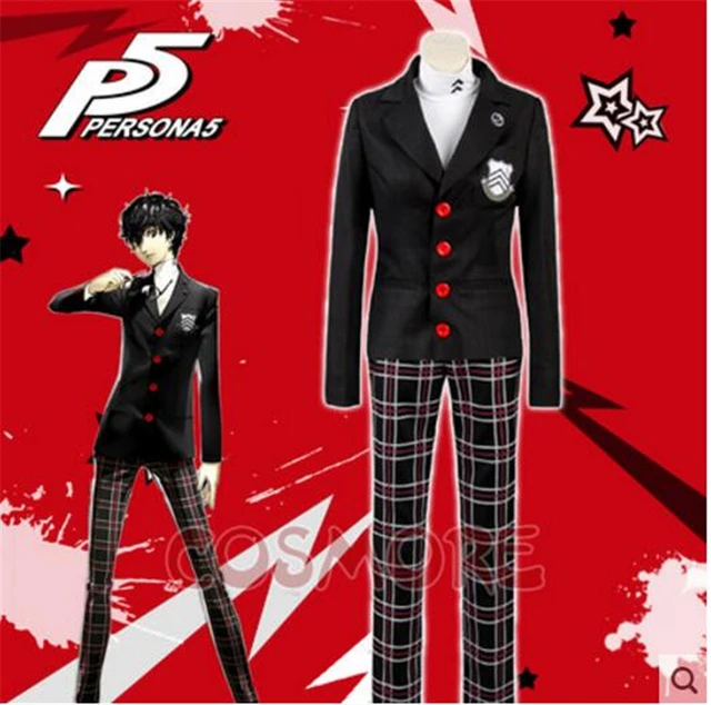 persona 5 p5 protagonist school uniform party blazer cos cosplay