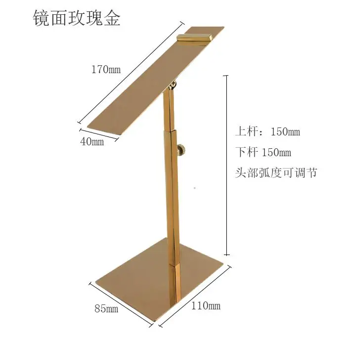 Витрина для обуви из нержавеющей стали для обуви на высоком каблуке для обуви дисплей с палитрой подставка Регулируемая высота стола дисплей реквизит - Цвет: 6