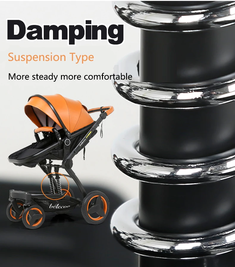 luxury baby stroller 3 in 1 (3)