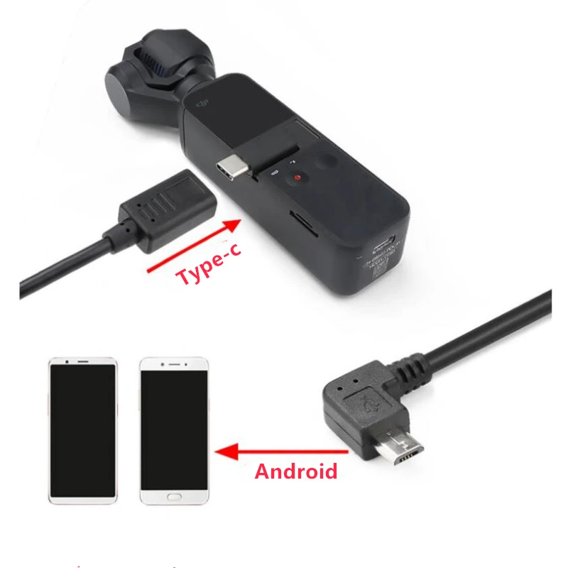 OSMO Pocket Type c to Android/Type c/IOS mobile phone data