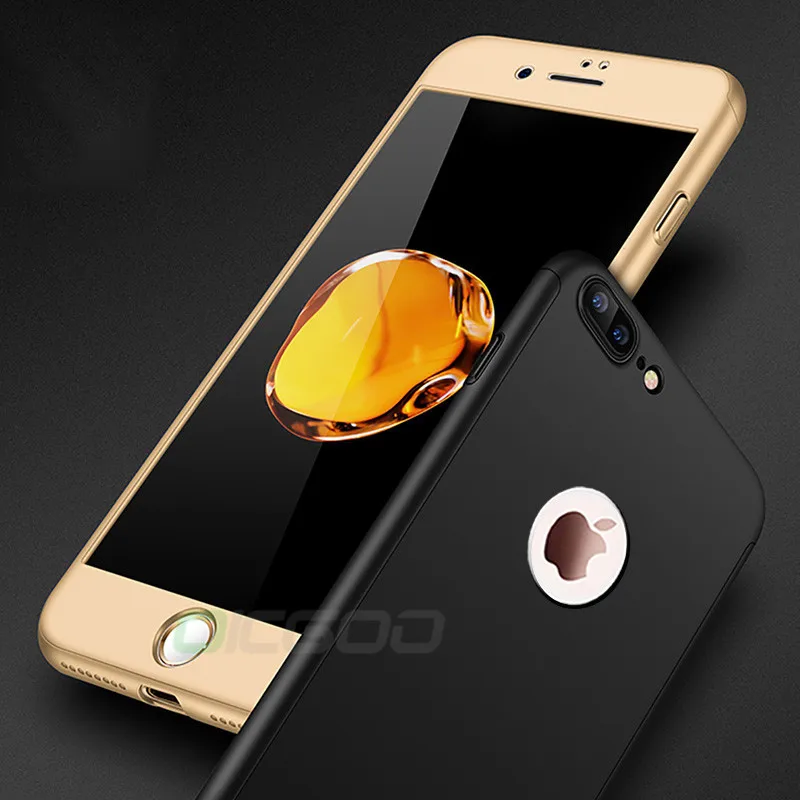 360 Полный чехол для телефона для iPhone X 8 6 6s 7 Plus 5 5S SE защитный чехол для iPhone 7 8 Plus X Xr Xs Max чехол стекло