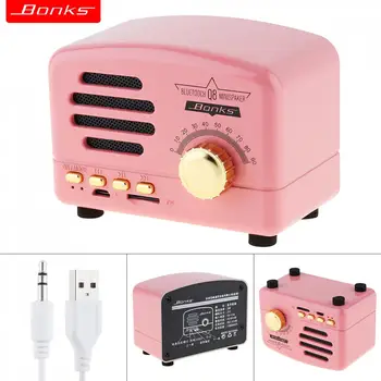 

Bonks Q8 High-quality Mini Wireless Bluetooth Speaker Overweight Subwoofer Support TF Card for Home / Mobile Phone