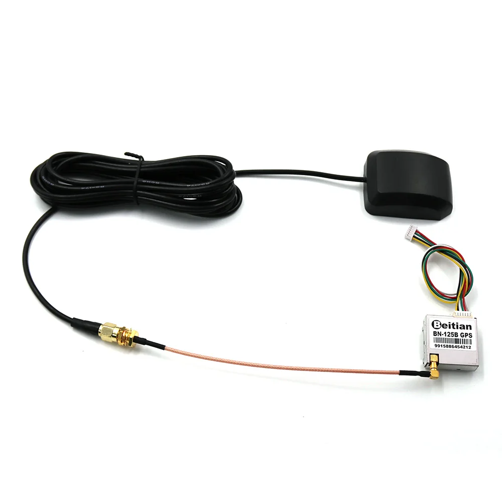 BEITIAN, RS-232 IPC PPS 9600bps 5,0 V 1,25 мм 6pin разъем 1 Гц 4M FLASH gps ГЛОНАСС модуль W/внешняя антенна BN-125B