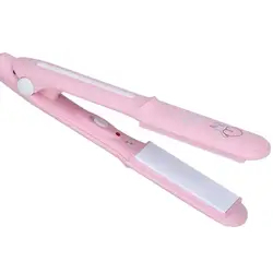 Электронные Выпрямитель для волос Портативный мини волос Flat Iron Керамика быстро выправляя Профессиональный инструмент для укладки волос