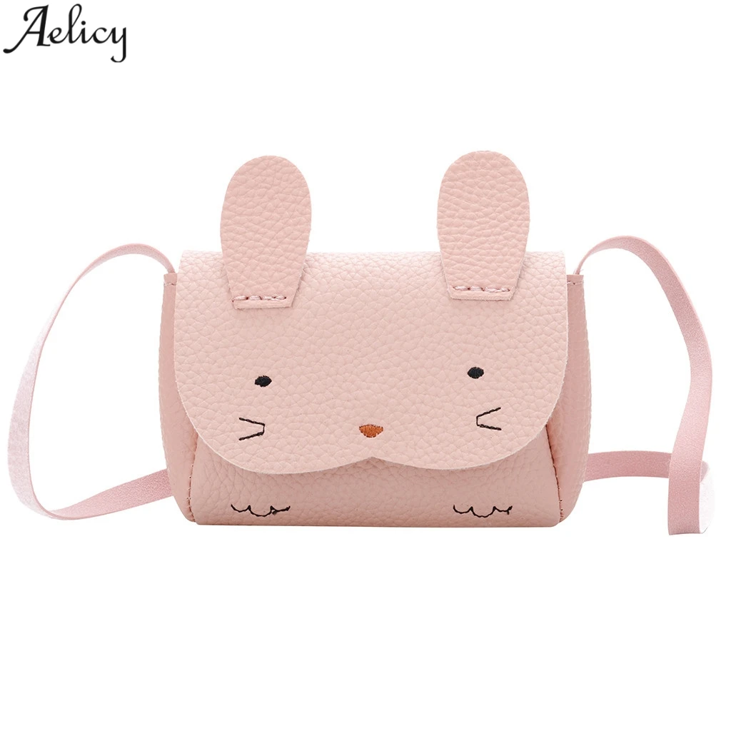 

Aelicy Children Messenger Bags Cute Rabbit Pu Leather Flap Bag Lovely Kindergarten Shoulder Bag Fashion Versatile Hot Sales