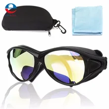 PC 150 мм CO2 лазерные защитные очки двухслойные профессиональные очки 10.6um OD+ 7 для лазера новое поступление