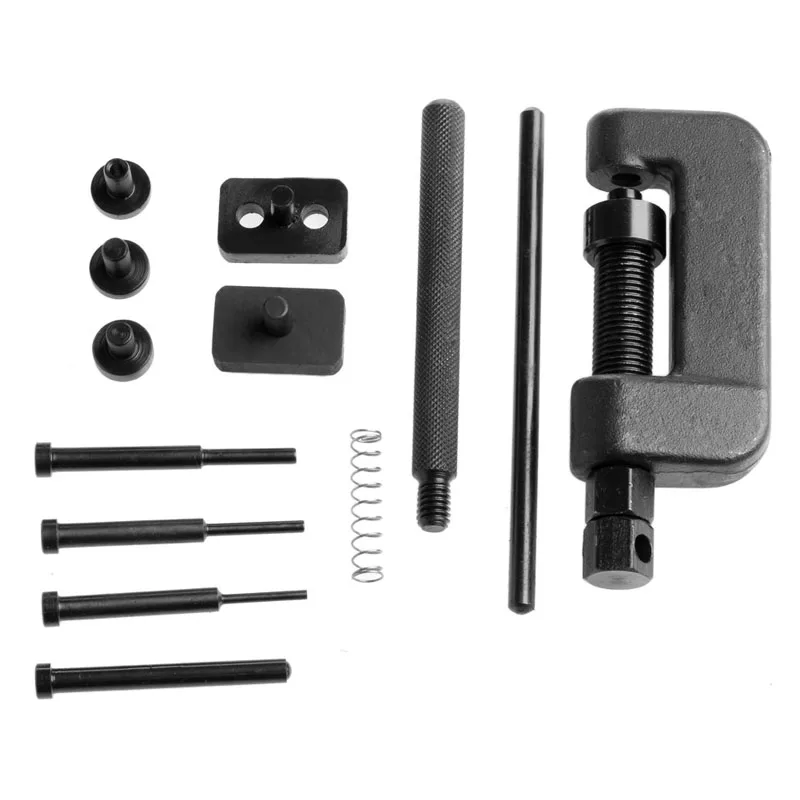 

Bike Motorcycle Chain Breaker Splitter Link Riveter Riveting Repair Set Tool Kit