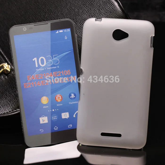 Новейший Модный мягкий ТПУ чехол для Sony Xperia E4 E2104 E2105 E2114 E2115 E2124 силиконовый