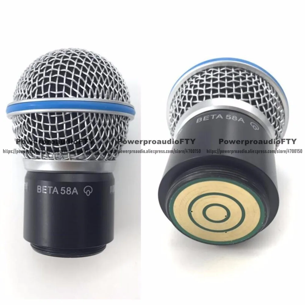 

2PCS New Replacement Ball Head Mesh Microphone Grille with capsule for Shure SM58 SM58S SM58LC BETA58 BETA58A BETA PGX24 SLX24