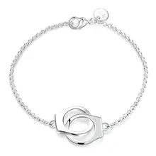 Новые сексуальные модные подвески браслет наручники ювелирные изделия посеребренные звенья цепи браслет женский браслет подарок дамские ювелирные изделия