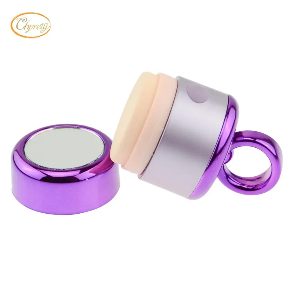 Boutique 3D powder compact powder puffmassager vibrator, Puff makeup powder puff lady beauty