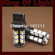 50 шт./лот Canbus W21W 7440 27SMD 5050 27 SMD СИД лампа без ошибок лампы автомобиль поворот задний ход огни