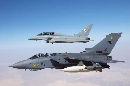 Рамка сделай сам Panavia Tornado VS Eurofighter Typhoon самолет постер для декорации дома печать
