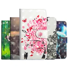 For ZTE V9 Vita X7 D6 V6 Z7 Case 3D Painting Flip Case For ZTE Z986 Zmax Pro Cover PU Wallet Leather Case Protective Cover