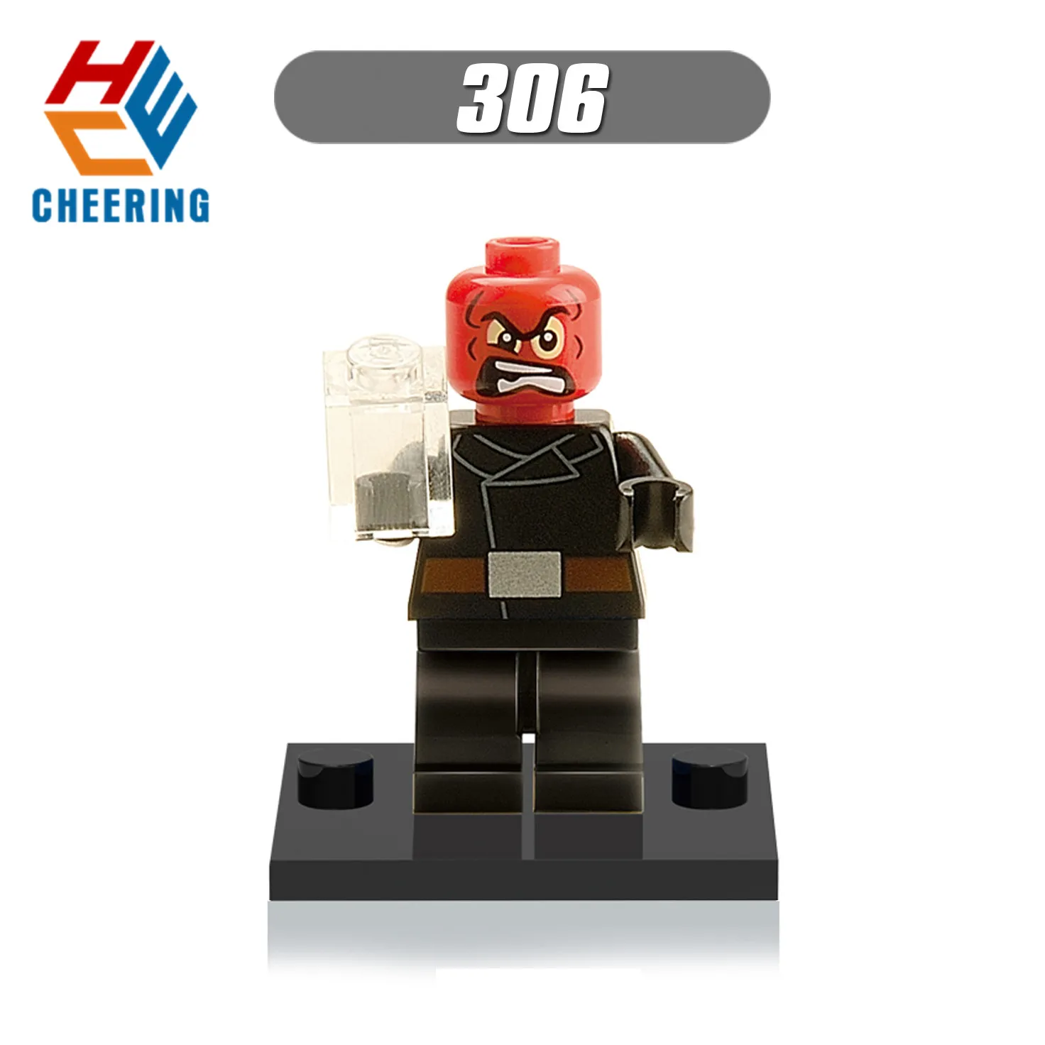 306 Without Box Один строительные блоки Судак Баба Mon Мотму Оби-Ван Кеноби Анакина Лея с настраиваемым потоком воздуха, клон kayfun подарок цифры Кирпичи игрушки для детей X0144 - Цвет: 306 Without Box