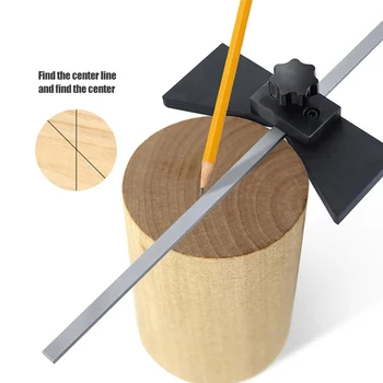 

Woodworking Circular Scriber Multipurpose Circular Center Point Finder Scriber Ruler JDH99