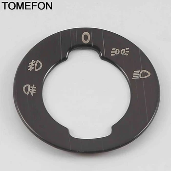 

TOMEFON For Skoda Karoq 2017 2018 2019 Front Head Light Lamp Adjustment Switch Button Cover Trim Interior Accessories ABS SS