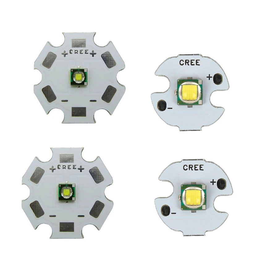 Original CREE XML T6 10W White Light 6500K LED Emitter Bulb 16mm PCB flashlight