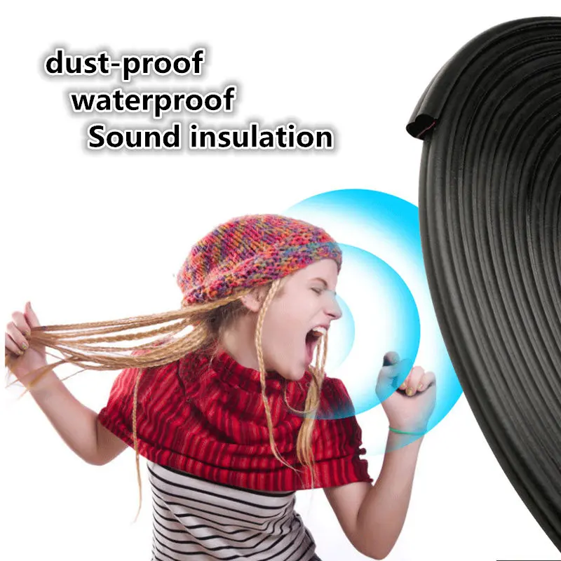 Car Stickers Door Seal Strips Sticker Protection Car Door Edge Guards Sound Insulation Seal Strip Rubber Seals Sound Insulation (11)