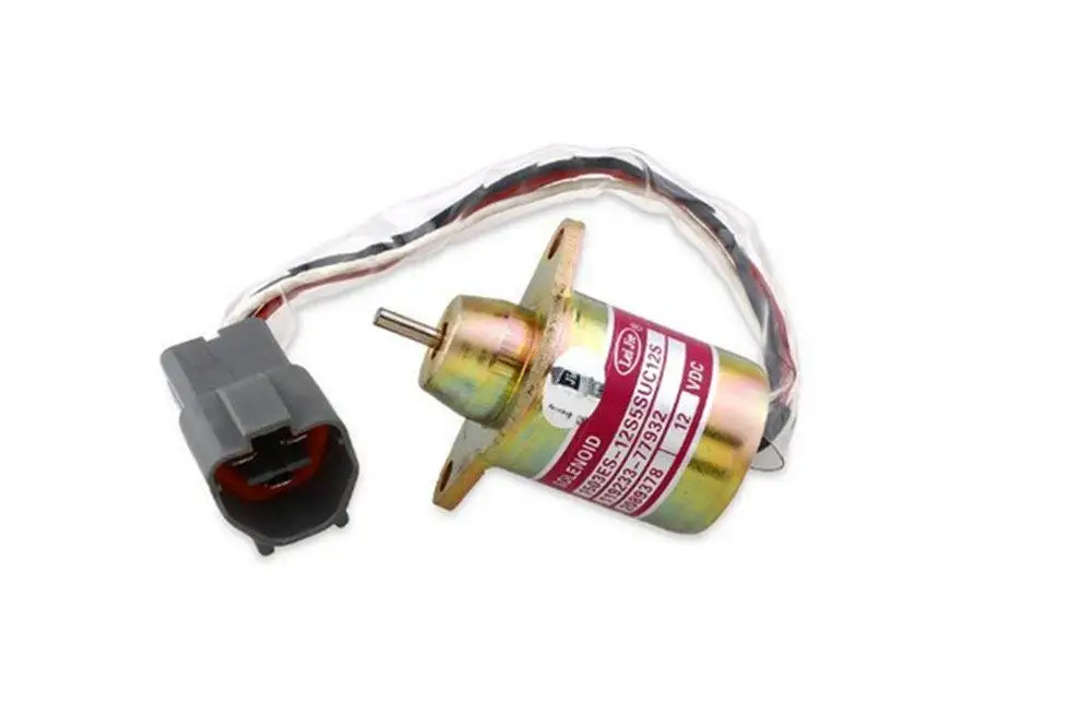 

YANMAR Fuel Shutdown Shut OFF Solenoid 119233-77932 1503ES-12S5SUC12 JOHN DEERE TRACTOR DC12V digger