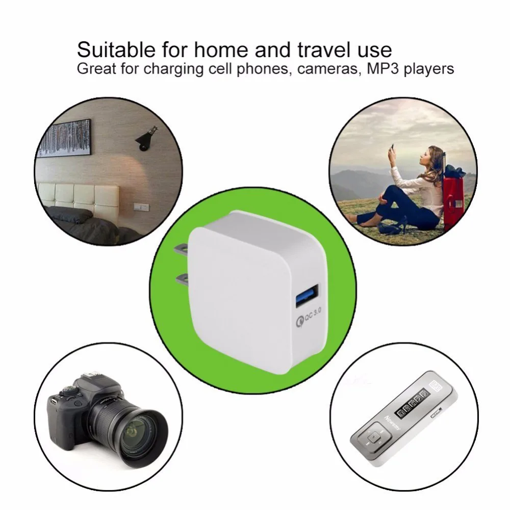 TOP QC 3.0 USB Wall Charger Quick Charge 3.0 2.0 EU US Plug for iphone Samsung Xiaomi mi5 ViVo Phone Fast Travel Charger 18w 5 9 (19)
