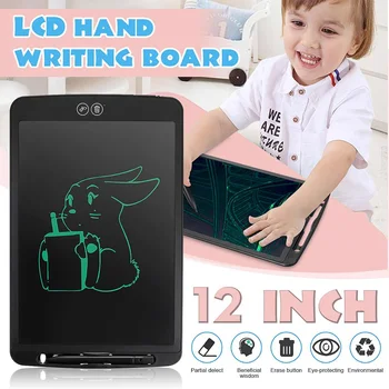 

LEORY 12 inch LCD Handwriting Board Partially Childrens Writing Thick Pen Highlighting Electronic DIgital Tablets