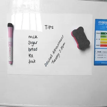 

A3 Small Size Household Flexible Mini Magnetic Whiteboard 30*45CM Refrigerator Memo Pad Office Writing Message Board