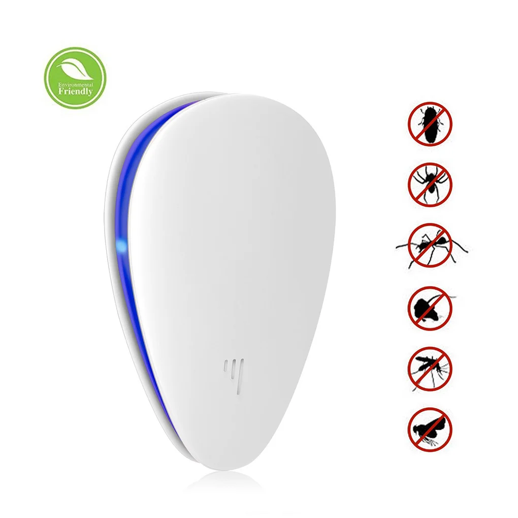 

Ultrasonic Pest Repeller Electronic Pest Control Plug In Insects Repeller for Insects Rats Spiders Roaches Mosquitoes