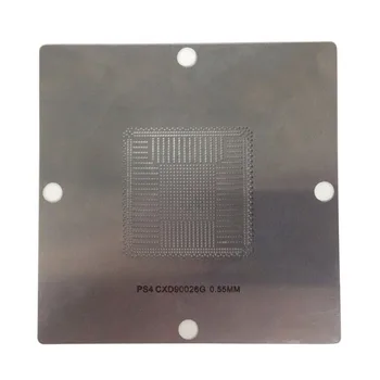 

BGA Reballing Stencil 90mm * 90mm PS4 Stencil CXD90026G, pitch 1.0mm, for 0.55mm solder ball matching