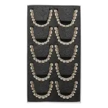 10/коробка Смола зубные протезы Верхняя Нижняя оттенок A2 28 шт./компл. изготовлены из искусственного предварительно зубного прикуса станет заметно Уход за полостью рта материалы