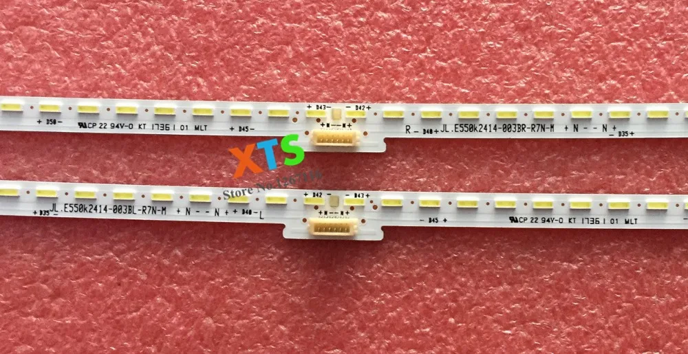 

10 Pieces/lot LED Backlight for Hisense LED55EC780UC JL.E550K2414-003BR/L LT-1163576-B 1pcs=84leds 598mm 100%Original and New