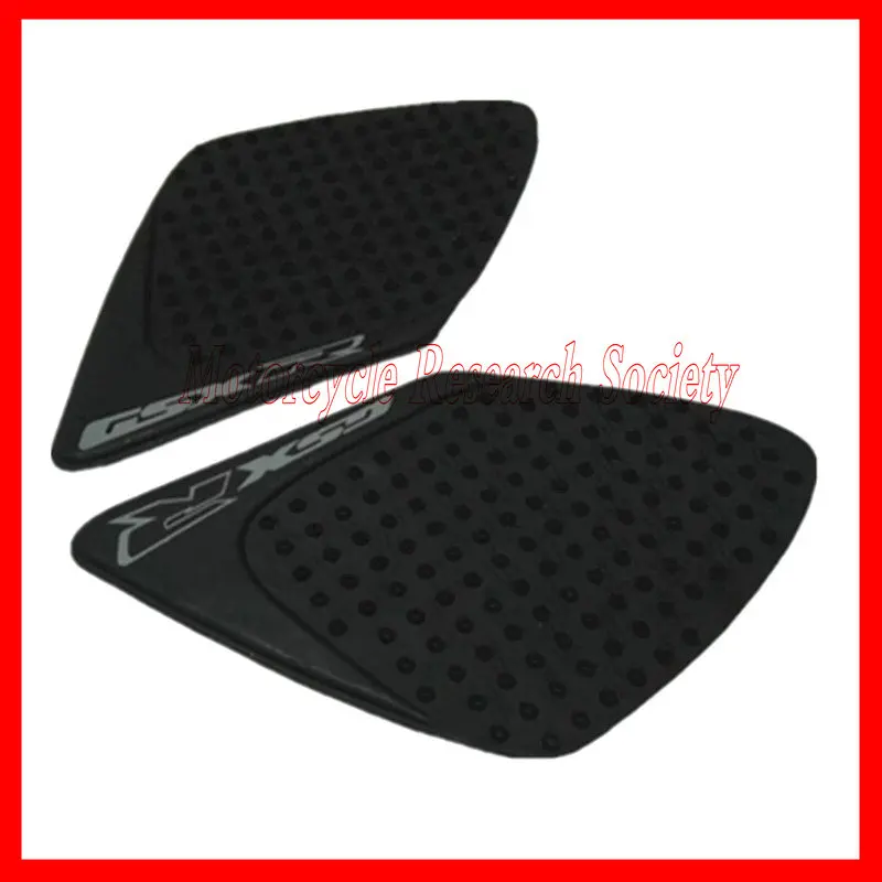 Black Rubber Motorcycle Gas Tank Pad Traction Side Pads Gas Fuel Knee