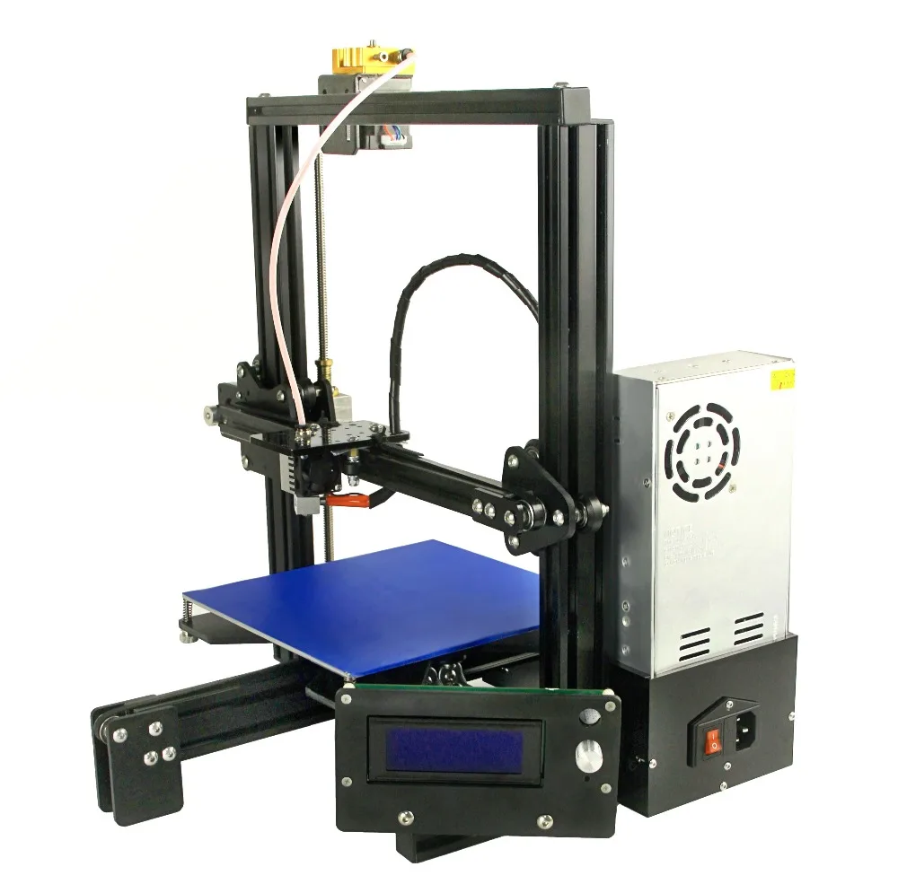 

2018 big print size3D printer one extruder head ramps plus2 filament ABS PLA laser engraving E3D extruder cheap 3D printer kit