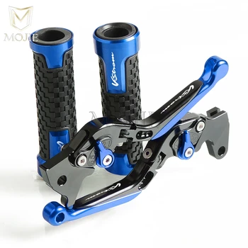 

Motorcycle CNC Adjustable Folding Brake Clutch Levers Handlebar Hand Grips For Suzuki DL1000 V-STROM DL 1000 VSTROM 2002-2016