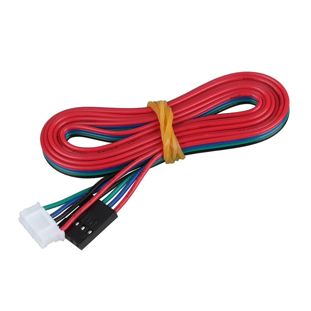 para Impressora 3d Lâminas 1m 2m Linha Dupont 2.54 Pinos a Pinos Motor de Passo Cabo Conector Nema17 Fio de Motor de Passo 3dsway Peças - Imagem 3