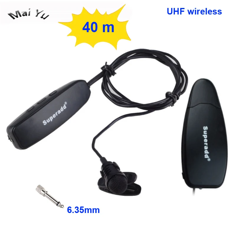Профессиональный 40 м UHF Беспроводной микрофон мобильный телефон в прямом эфире